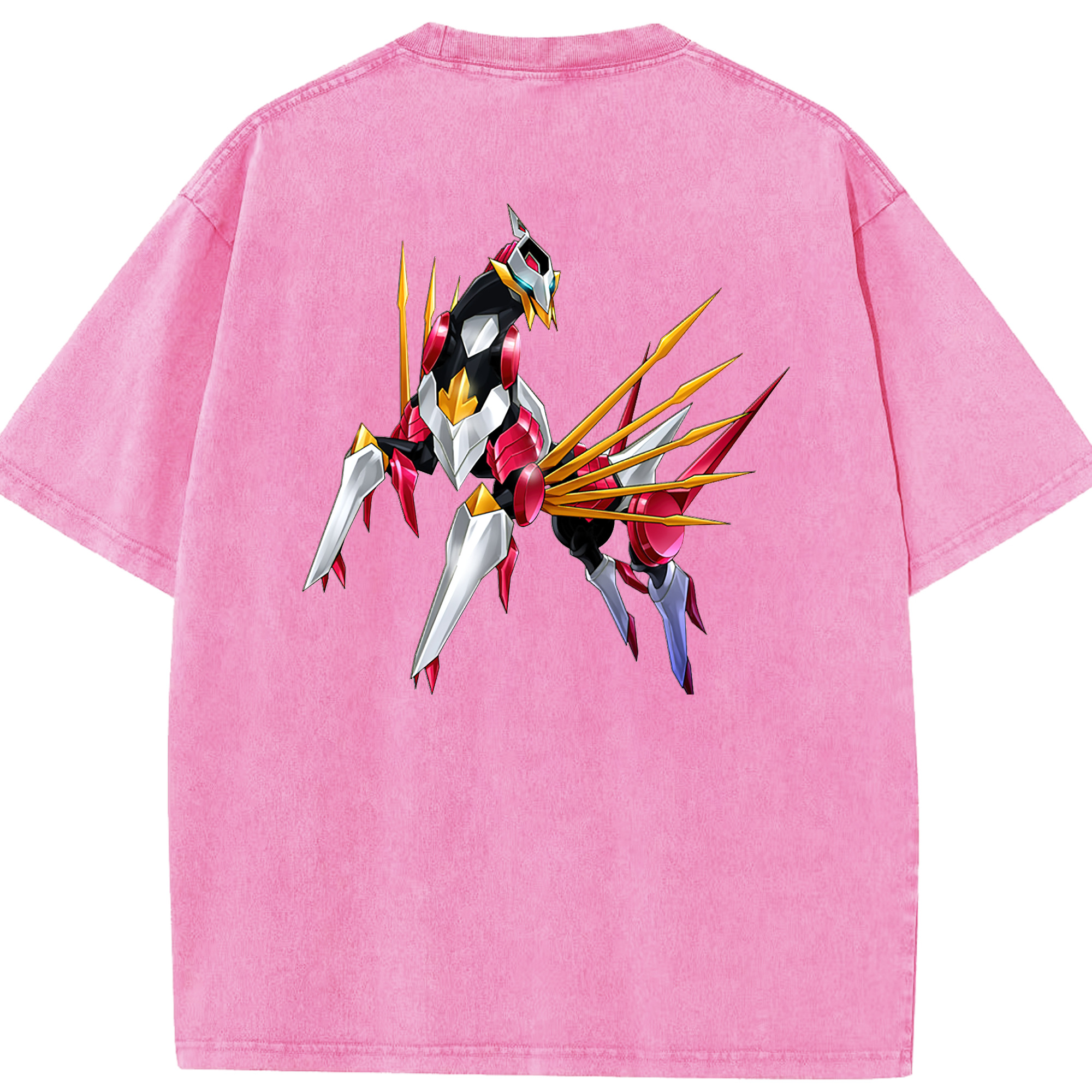 （画像用） 遊☆戯☆王 Yu-Gi-Oh! 綿100% ヴィンテージ風 半袖Tシャツ（背面プリント）